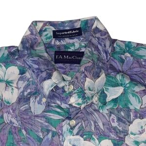 F.A. MacCluer XL Cotton Floral Hawaiian Shirt